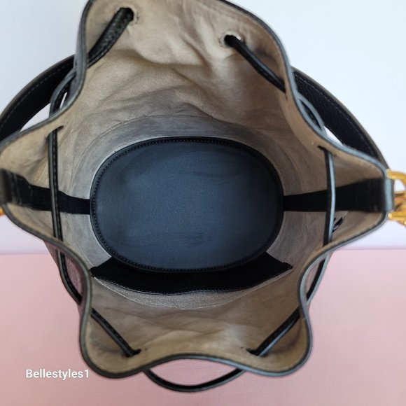 KATE SPADE Gramercy Pebbled Leather MEDIUM Bucket Bag- Black color ⭐ - Picture 14 of 16